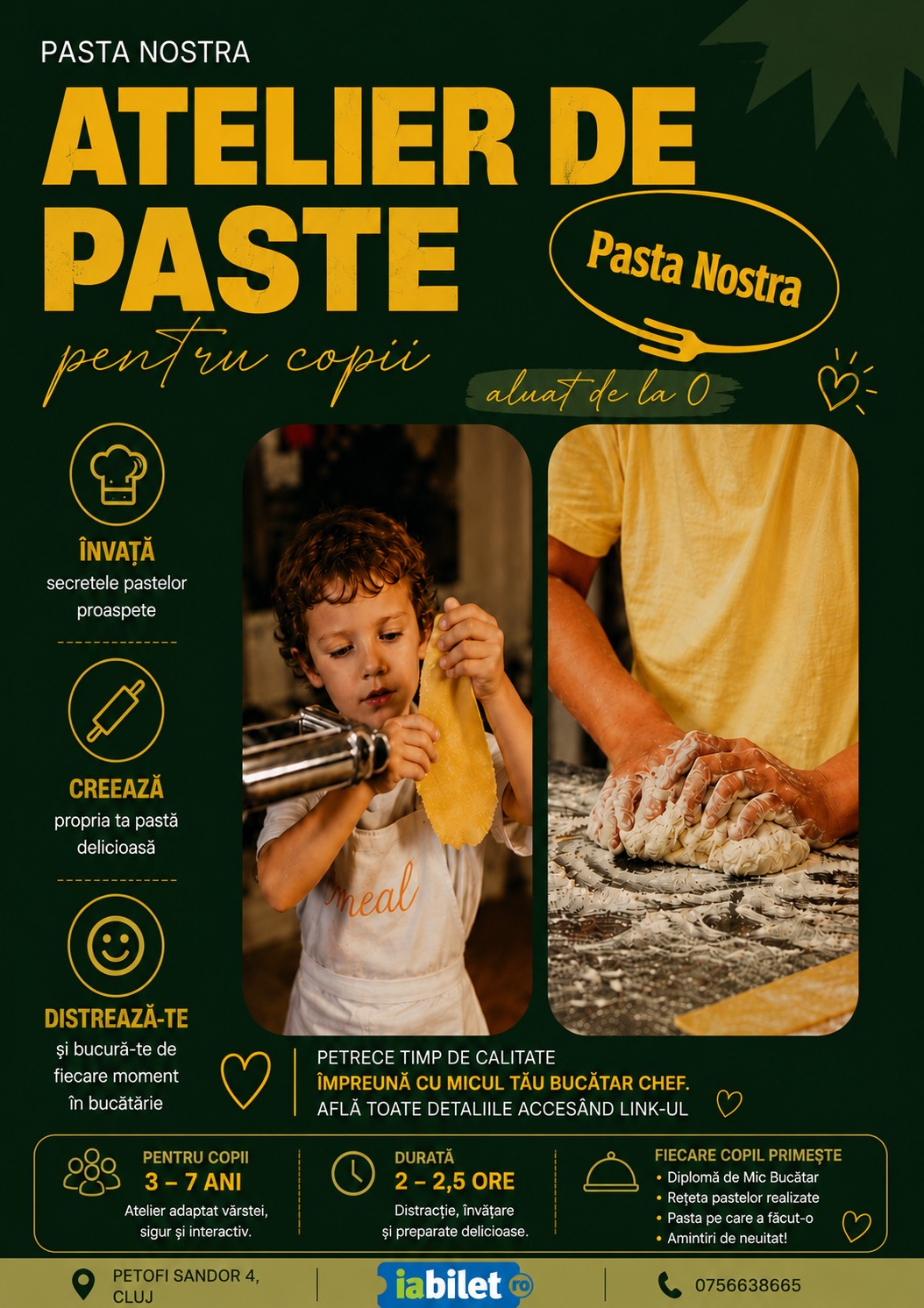Atelier de paste pentru copii (3-7 ani)